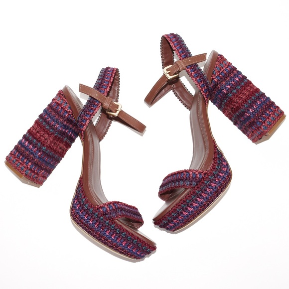 Arezzo Shoes - NWOT Arezzo Mya Crochet Block High Heel Sandals